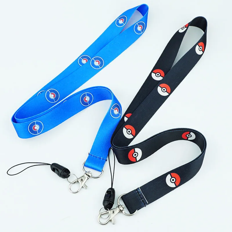 

Cartoon Pokemon Go poke ball Neck Strap Lanyards for keys ID Card Gym Mobile Phone Strap USB Badge Holder Rope Cute Key Chain