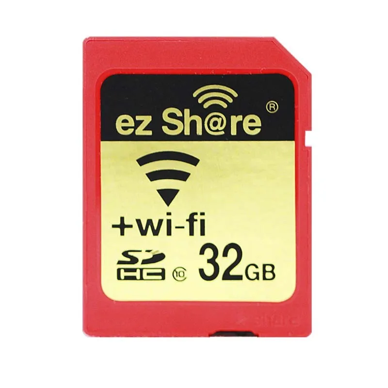 Original EZ share Memory sd wifi 32gb 16G wireless Share Card 4g 8g Class 10 64g 128g for canon/nikon/sony card Free card reader 64 gb memory card Memory Cards