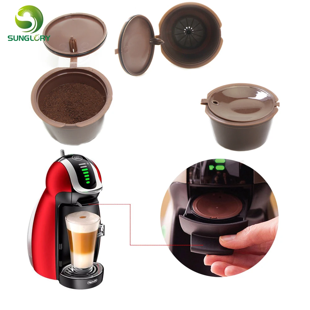 Dolce Gusto Coffee Capsule 3Pcs/Lot Plastic Refillable Capsule Times Reusable For Dolce Gusto|Colanders & Strainers| - AliExpress