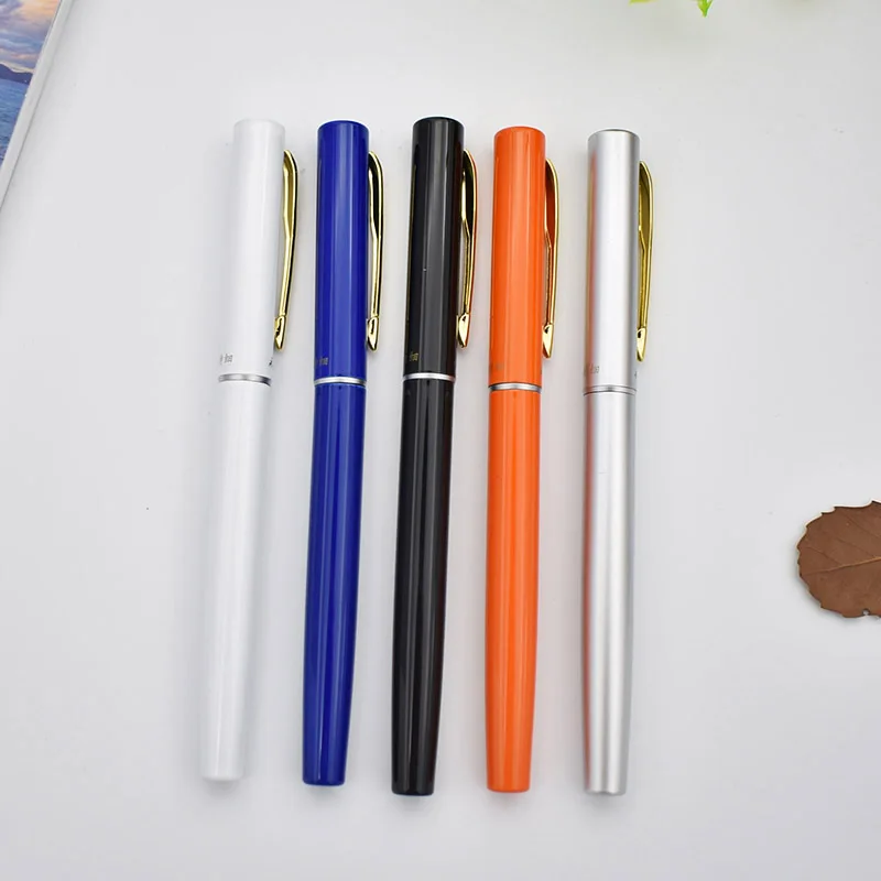 

Student Luxury Brands Metal Pump Fountain Pen Fashion Calligraphy Pen For Student Writing Chinese Stationery 4533