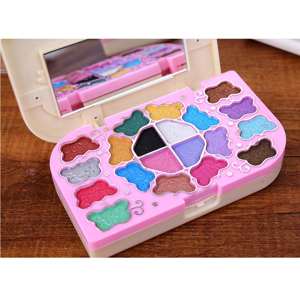 Portable Primer 20 colors Makeup Shimmer Eye Shadow palette powder lip gloss Blusher set Candy