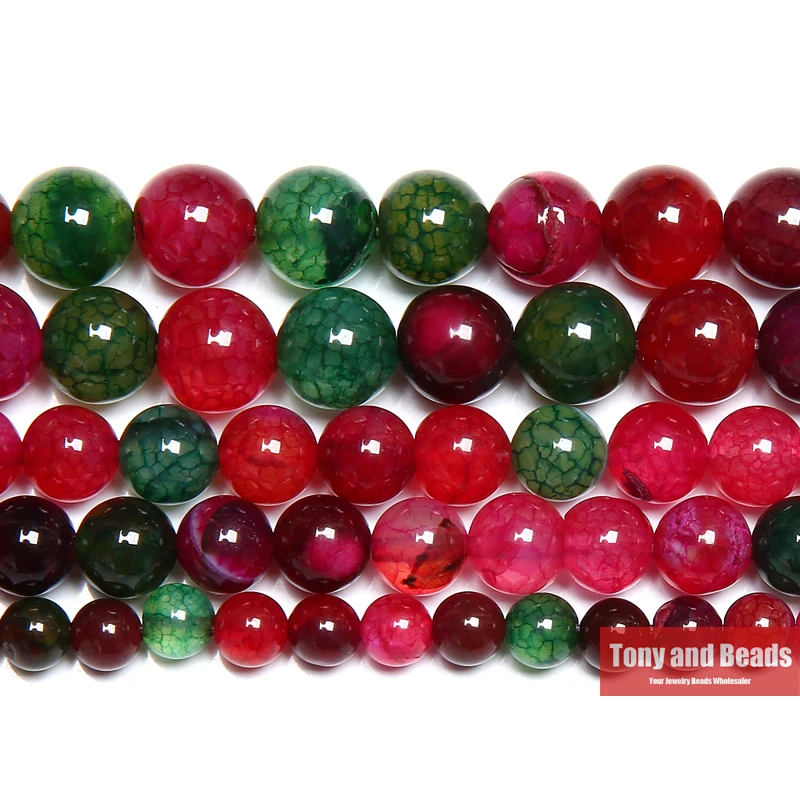 

Free Shipping Natural Stone Mixed Colors Dragon Vein Agates Round Loose Beads 15" Strand 6 8 10 12 MM Pick Size