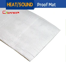 Cawanerl 1 шт. 20 см X 100 см автомобильный корпус звукоизоляция амортизирующий коврик Deadener ватный коврик контроль шума алюминиевая фольга