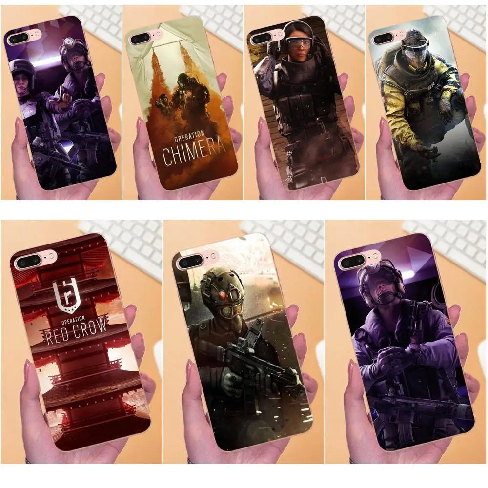 Игры Rainbow Six Siege Valkyrie с логотипом для Huawei Honor 4C 5A 5C 5X 6 6C 6A 6X 7 7X 8 9 V8 V10 Y3II Y5II Y6II G8 P7 Play Lite |