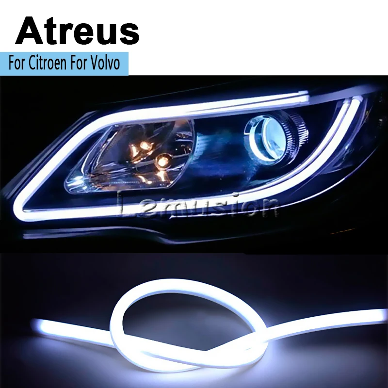 Atreus Car styling 60CM Car Flexible LED Daytime Running