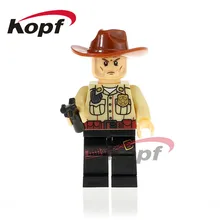 50 шт. XH 58" Ходячие мертвецы" Супер Герои Рик Граймс Морган Джонс Дэрил Диксон мичонн строительные блоки лучшие детские подарочные игрушки