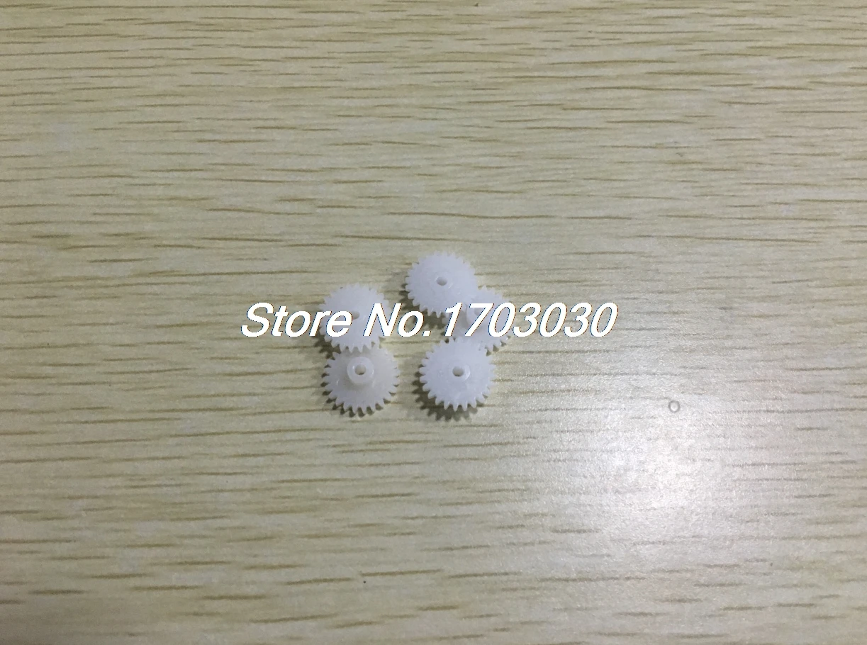 

30 Pcs 24 Teeth 0.5 Modulus Plastic Single Gear for DIY Stepper Motor Gearbox