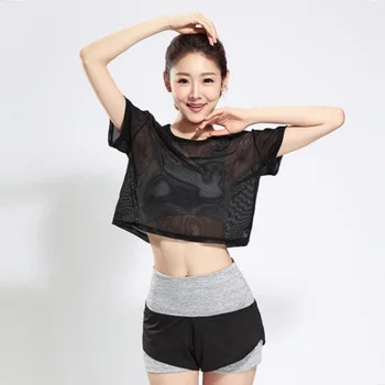 

2018 New 3 Pieces Net Yarn Women Clothing Summer Patchwork Tracksuit Crop Top Tanks And Leggings Sporting Skinny Clothing
