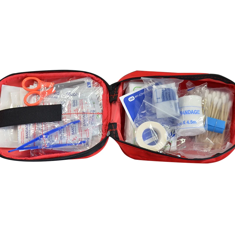 Unids/pack 120 seguro Camping senderismo coche Primeros Auxilios Kit de tratamiento de emergencia médica paquete de supervivencia salvaje al aire libre
