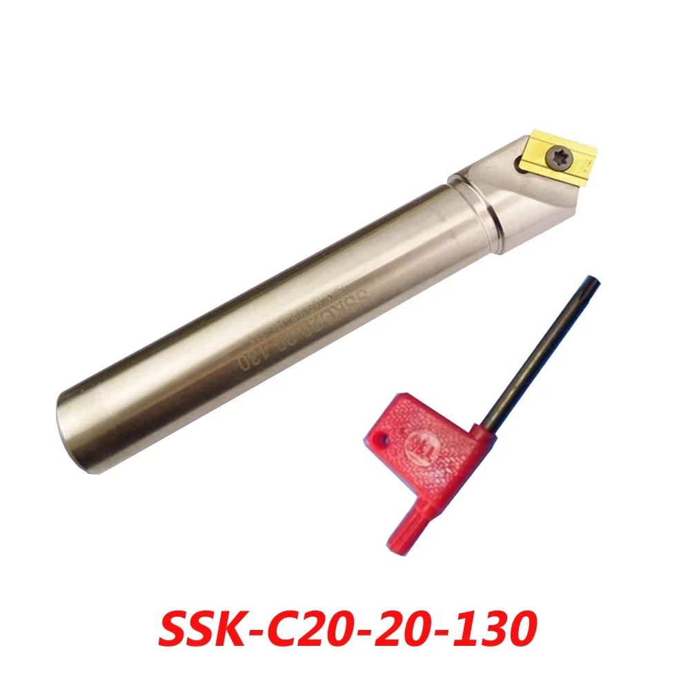 

Free Shipping SSK-C20-20-130 45 Angle Throw-away Chamfer Mill Suitable For Insert ADNT160308
