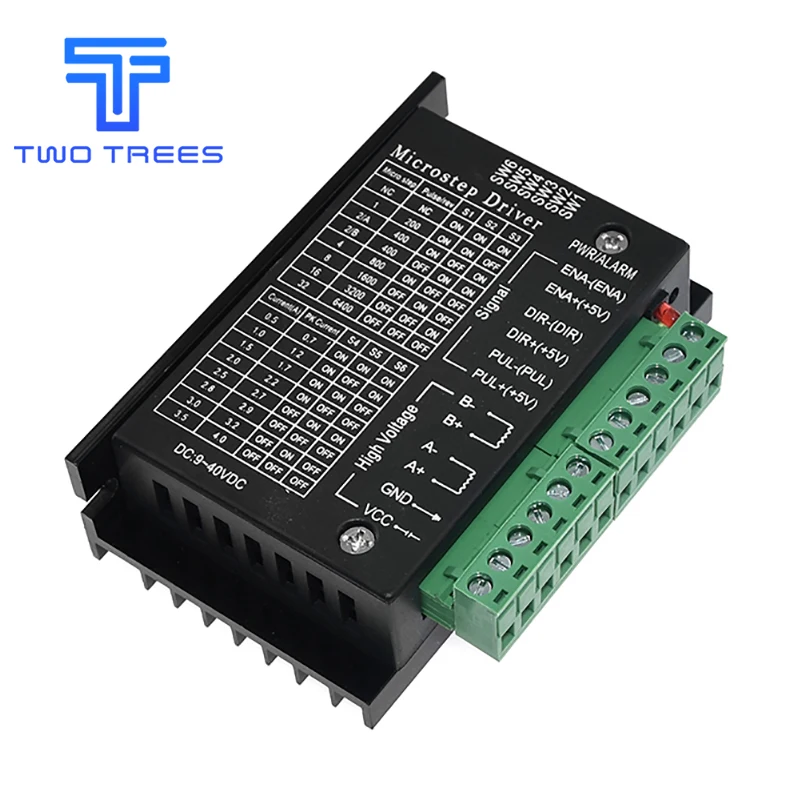 

42/57/86 TB6600 Wood Router Machine Stepper Motor Driver 32 Segments Upgraded Version 4.0A 42VDC CNC Milling Kits
