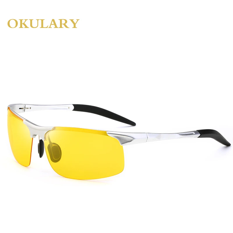 Мужские очки Polaroid Солнцезащитные очки 5 цветов пластиковая оправа солнцезащитные очки с бесплатной доставкой - Цвет линз: yellow