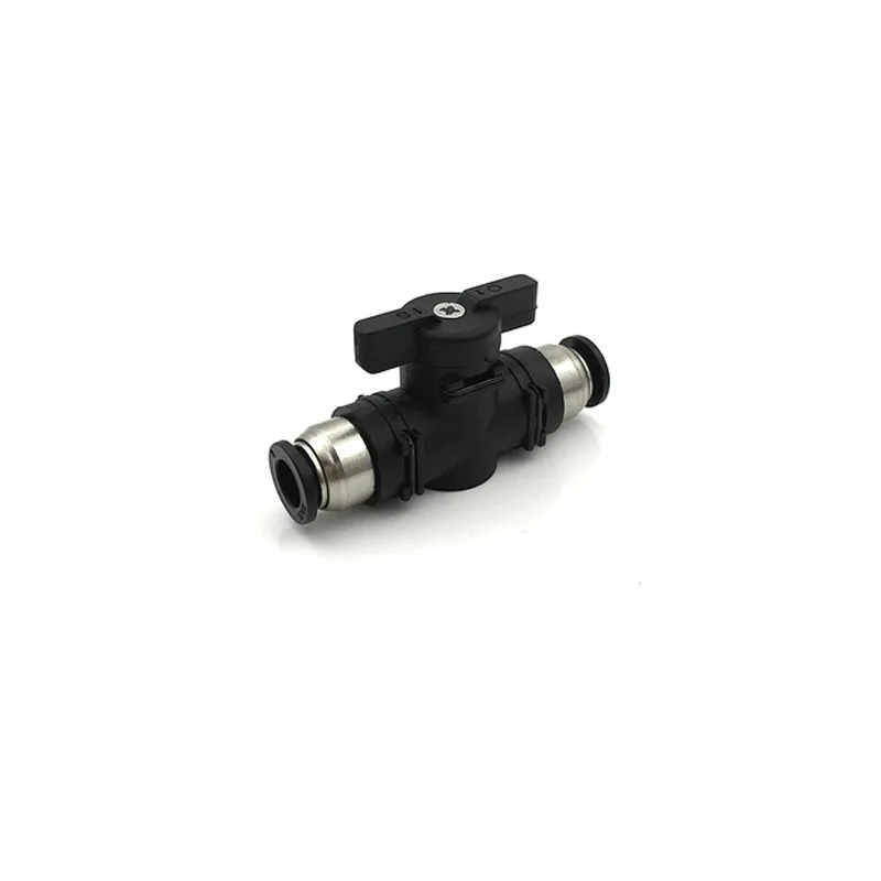 

BUC4 6 8 10 12MM Pneumatic Push In Quick Connector Hand Valve Hand to turn Pneumatic Switch