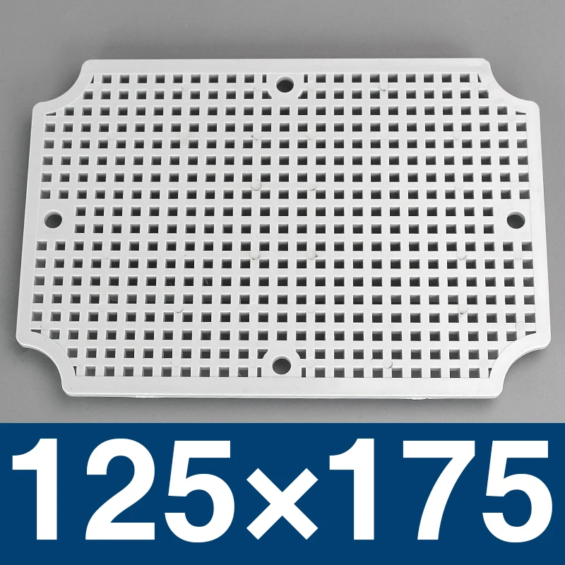 

125*175mm ABS Mounting Plate For Waterproof Plastic box Electrical Enclosure junciton boxes with high quality