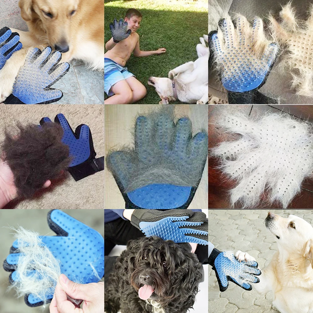 Стрижка кошек и собак, перчатки для удаления волос, гребень для животных, шерсть, перчатки для чистки, щетка для кошек, массажный инструмент, аксессуары для собак, домашних животных