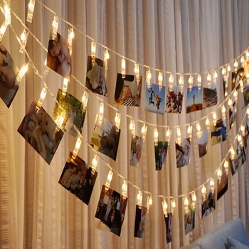 

High 1pc Christmas Lights Outdoor 3m-6m 20- 40LED String Lights Garden Light for Home Wedding Party Decoration USB Type