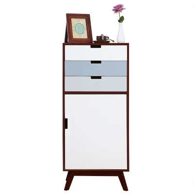 Louis Fashion Living Room Cabinets Solid Wood Drawer Type Bedroom Storage Nordic Simplified Modern Decoration - Цвет: G2