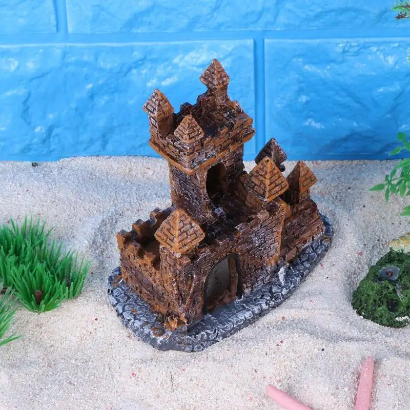 Aquarium Decoration Resin Castle Landscaping Fish Tank Aquarium Fish