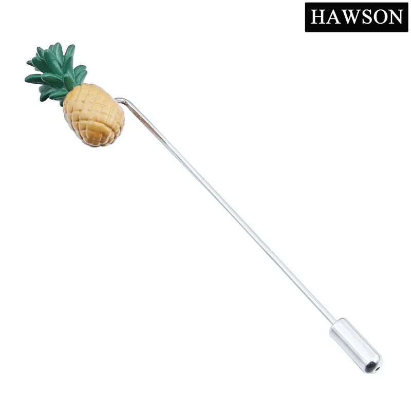 

Funny Pineapple Shape Brooches Pins For Men and Women Shirt Best Gift For Party.