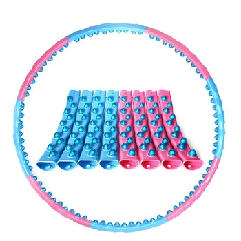 

108cm Removable Sport Hoops Abdomen Massage Loops Weight Loss Hard Tube Circle Waist Slimming Fitness Equipment Gymnastics Ring