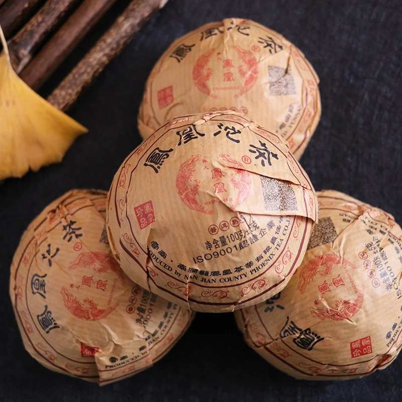 

China Phoenix Tuocha Old Ripe Pu er Tea 100g/pieces Chinese Cooked puer Tea Mini- Pu'er Tea puerh pu erh tea Pu'erh