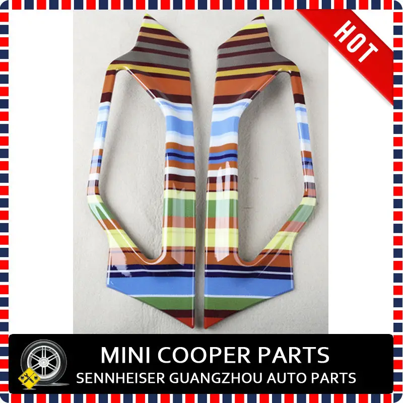 

Brand new ABS Material UV Protected Paul Smith Style Side Lamp Cover For R60 mini cooper Countryman S Only(2 Pcs/Set)