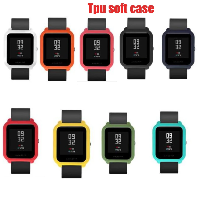 

new Soft TPU Protection shell For Huami Amazfit Bip Youth Watch Silicone Full Case Cover