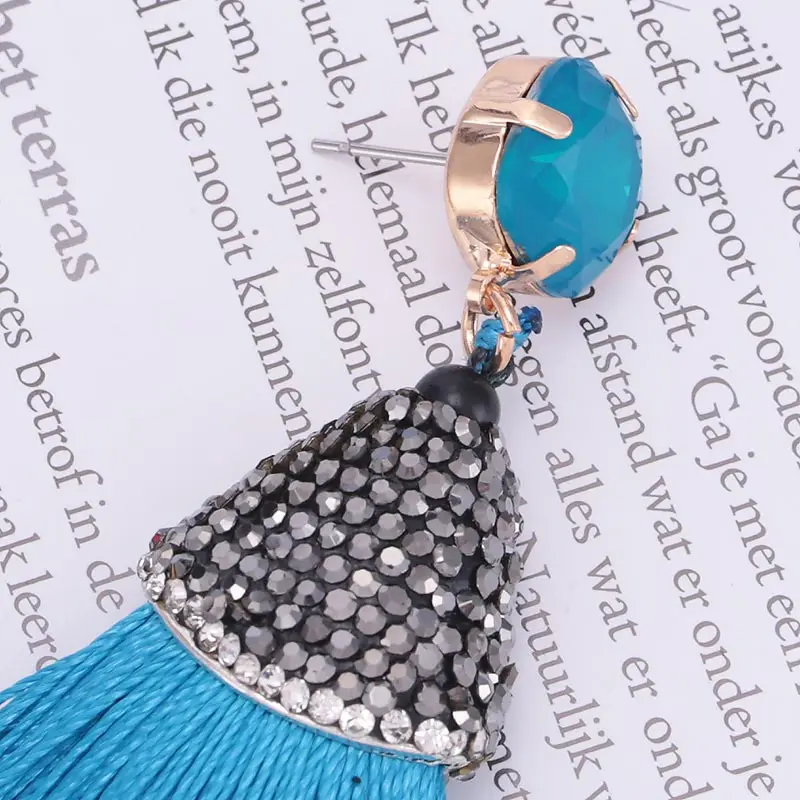 Earrings for woman pendient  oorbellen tassel  Earrings for woman  (11)