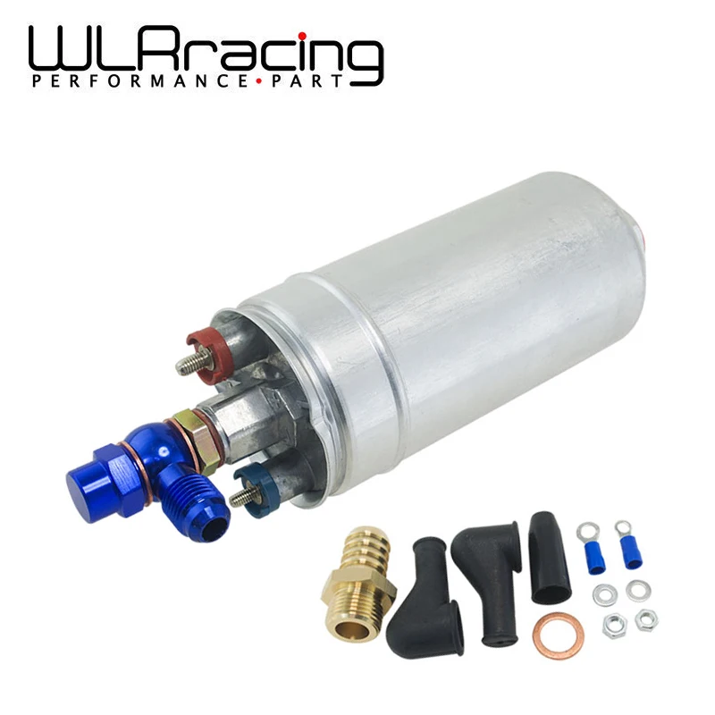 WLR RACING-высококачественный внешний топливный насос 044 OEM: 0580 254 Poulor 300lph + адаптер