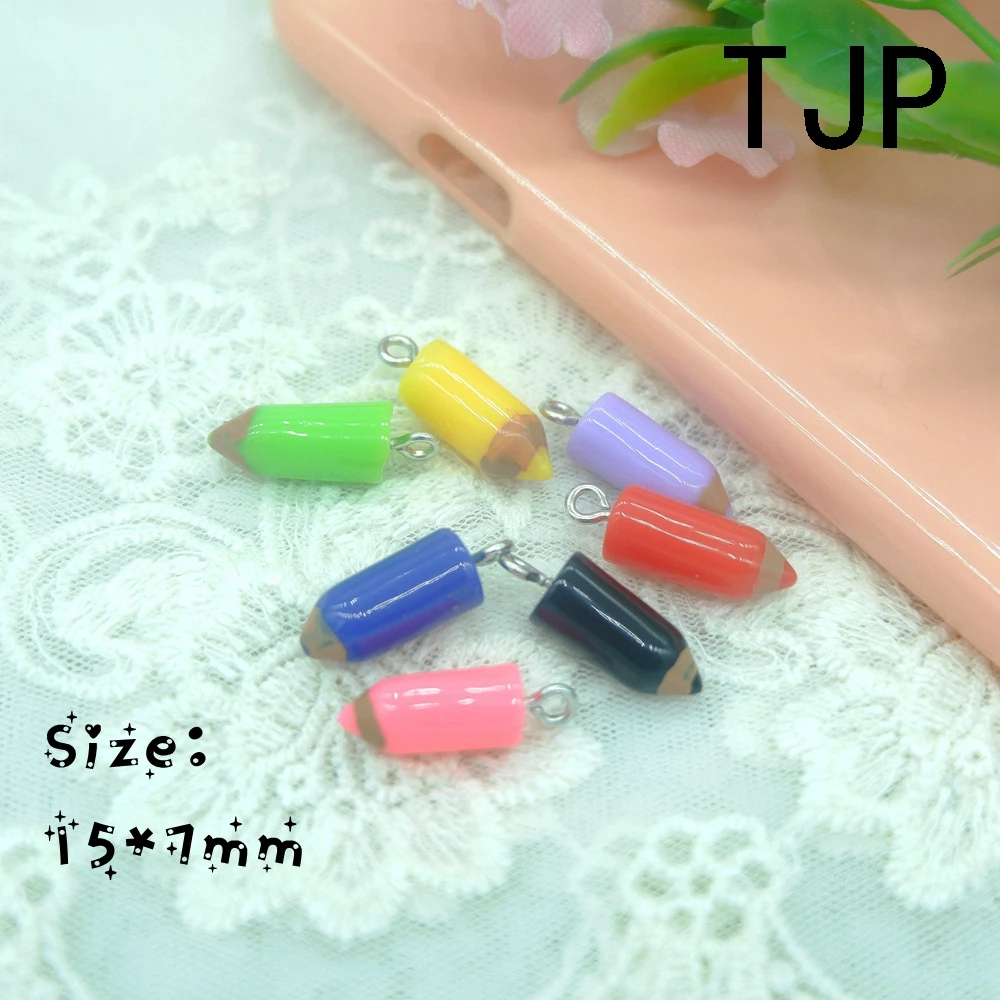 

Kawaii pencil Charms Pendants for DIY decoration bracelets necklace earring key chain Jewelry Making