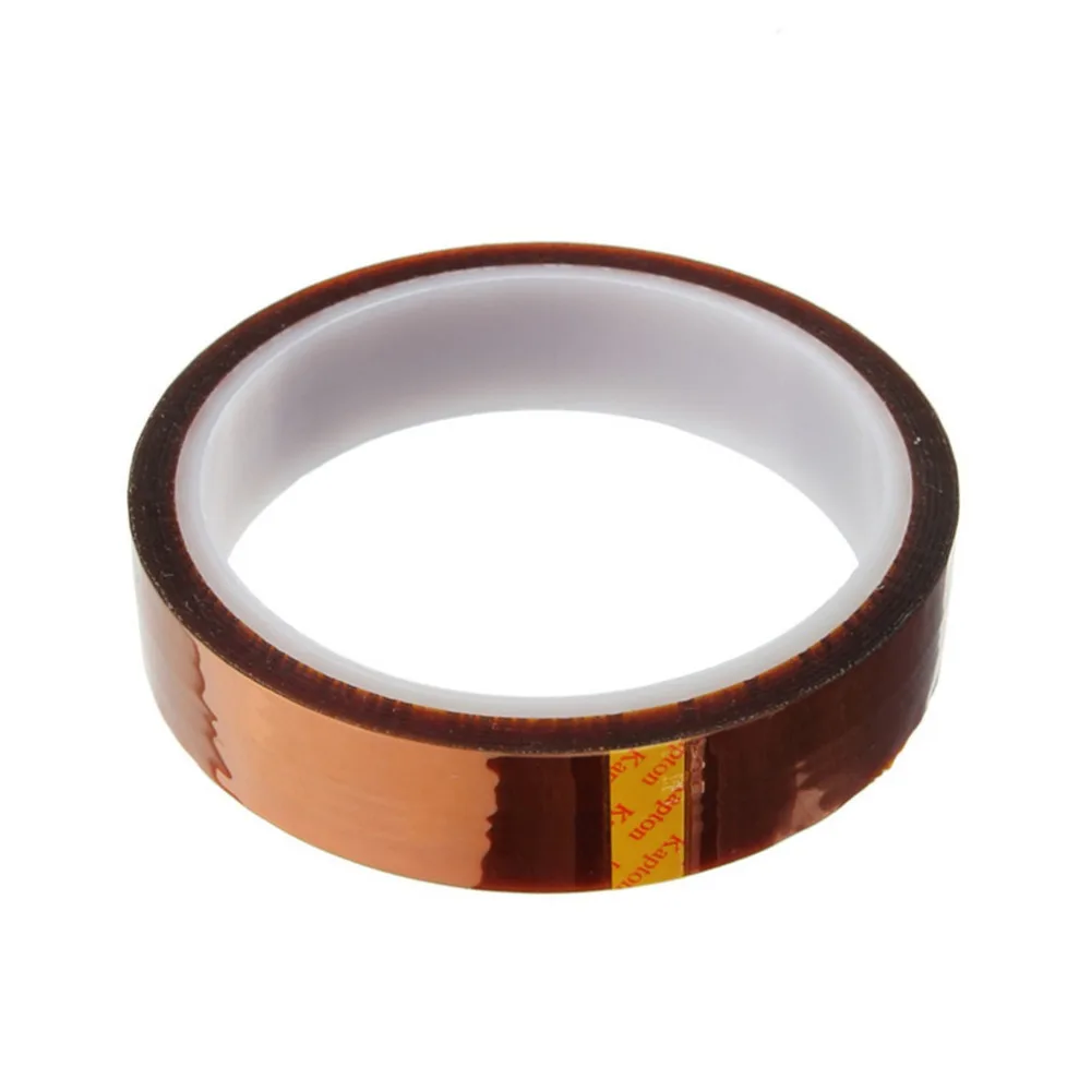 

1Pc Width 5/10/15/20mm... Length 33M Heat Resistant Polyimide Tape High Temperature Adhesive Insulation Kapton Tape