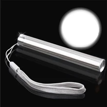 waterproof Portable Stainless mini LED Flashlight Torch battery Mini flashlight outdoor led work light aaa led flashlights