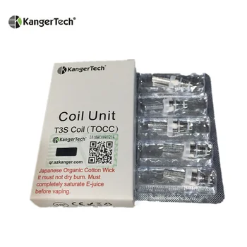 

5pcs/lot Original Kanger TOCC Coil 1.5/1.8/2.2/ 2.5ohm Replacement Coil upgraded from MT3S T3S Coil Atomizer coil kangertech