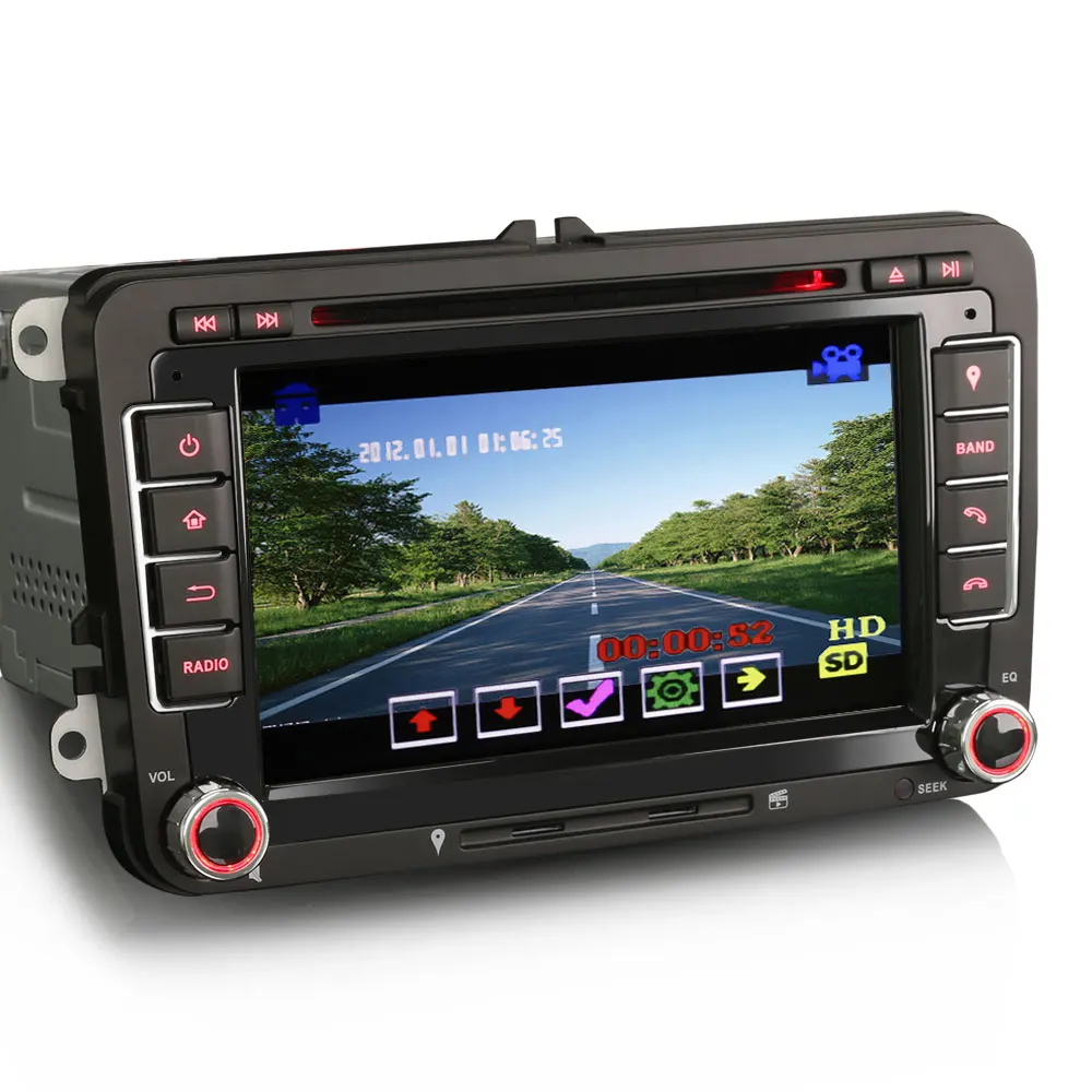 7 &quotспециальный автомобильный DVD для Volkswagen Tiguan 2007 2015 &amp Touran 2003 2014 VW T5 Transporter 2010