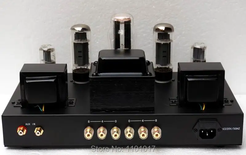 AMPLIFICADOR DE TUBO LaoChen EL34 HIFI exquisis Aiqin amplificador de clase A hecho A mano versión negra OC34 Oldchen