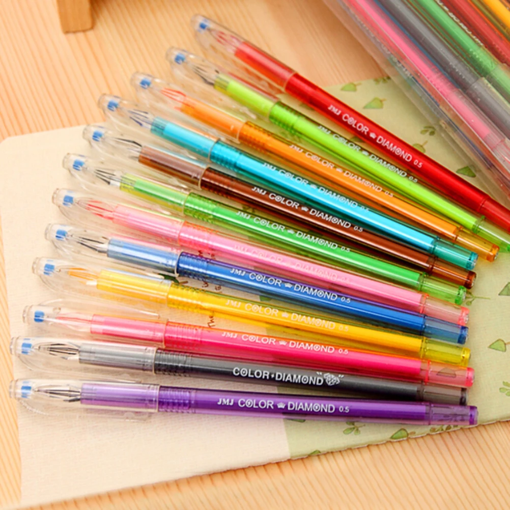 12PCS Novelty Candy Colors Colorful Gel Pen Set School Supplies Colored
