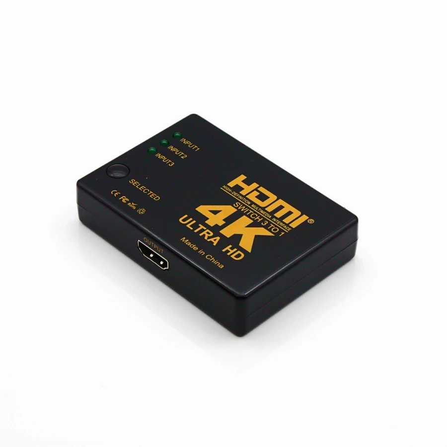 Сплиттер видеосигнала AIXXCO 4K * 2K 1080P HDMI 3 входа 1 выход переключатель переключателя