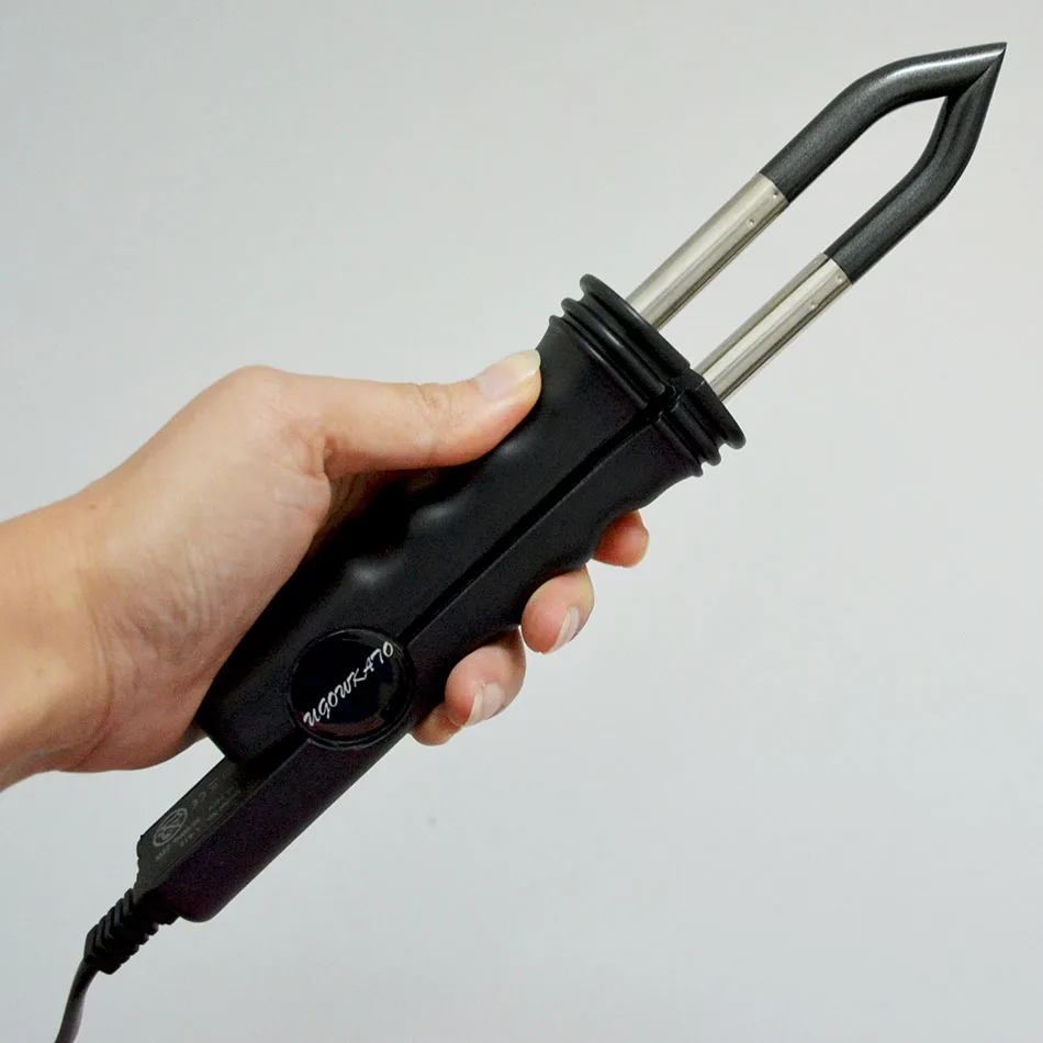 Fusion Heat Iron Connector Wand Melting Tool Hair Connector Iron Wand with Adjustable Temperature