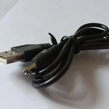 5 V USB «Папа-папа» DC3.5MM Мощность линия зарядки Удлинительный кабель Шнуры Длина: 80 см