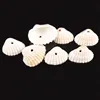 Coquillages du secteur naturel Beige, pour bricolage, décoration de maison faite à la main, Scrapbooking, bijoux artisanaux, un trou 20-26mm TR0223, 20 pièces ► Photo 3/5