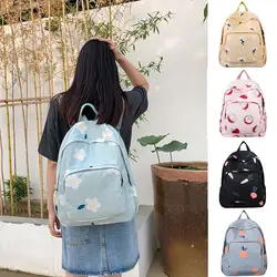 Женский рюкзак 2019 модный рюкзак для студентов Повседневная простая ткань рюкзак для путешествий портативный большой емкости женская