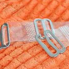 Удобные 3 пары = 6 шт. ремни для бюстгальтера интимные аксессуары металлический бюстгальтер на застежке ремень женский эластичный прозрачный силиконовый бюстгальтер