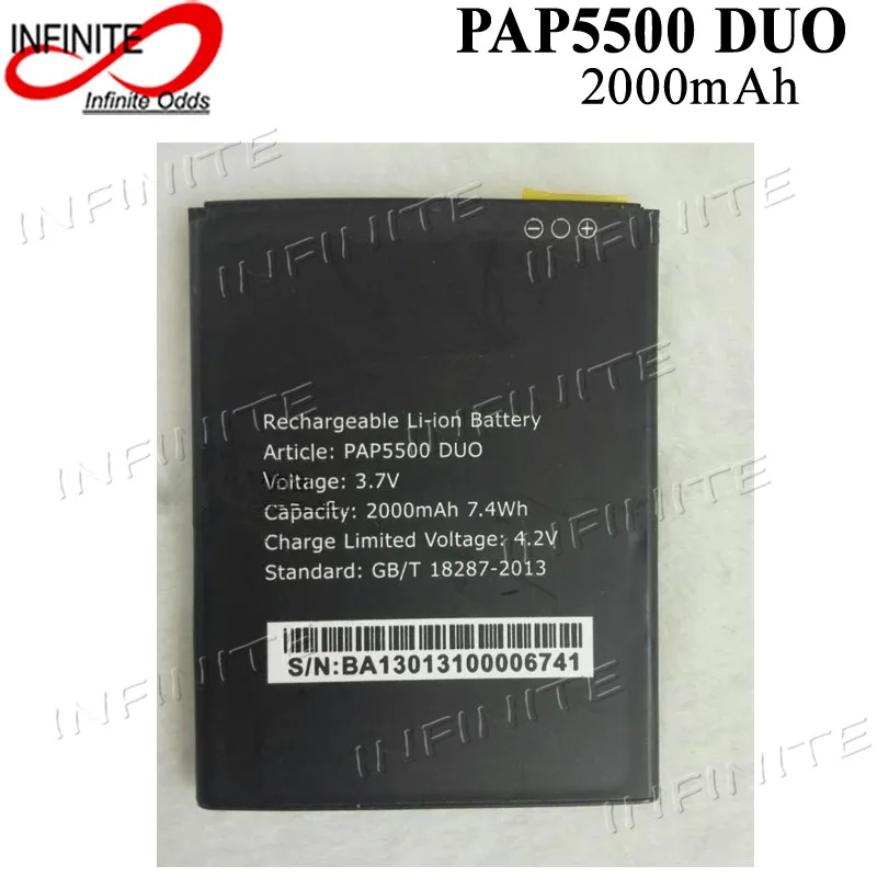 3 7 V 2000mAh Мобильный телефон Аккумулятор для Prestigio MultiPhone PAP5500 DUO 5500 аккумуляторная