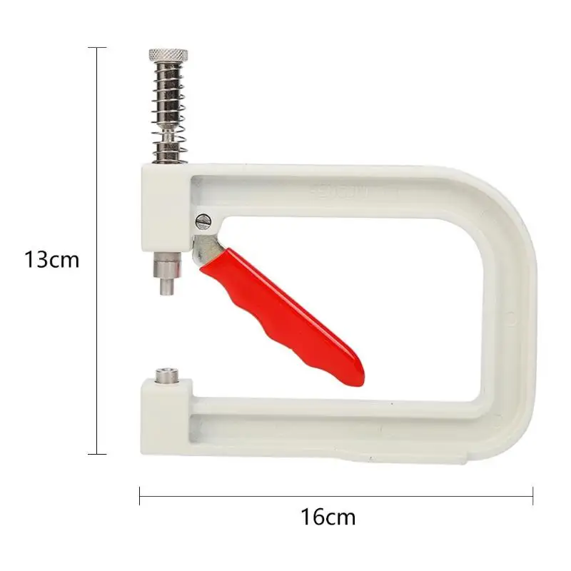 1 Набор ручной винт с гвоздями вязальная машина для тиснения одежды DIY машинный гаечный ключ жемчужные заклепки инструменты для шитья и рукоделия - Цвет: 16x13cm