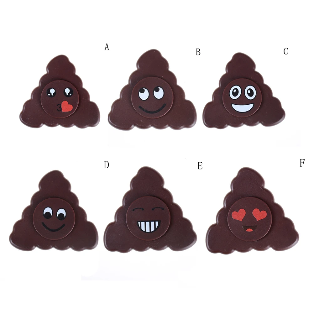 

Colorful Hand Fidget Emoji Poo Expression Fidget Spinner DIY Spinner Alloy Finger Spiner Funny Adult Stress Relieve Toy