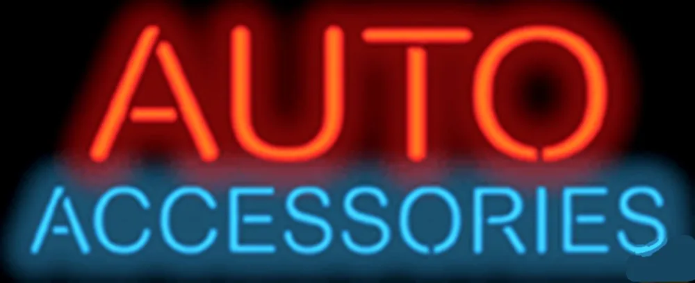 Auto Accessories Service Real Glass Tube neon sign Light