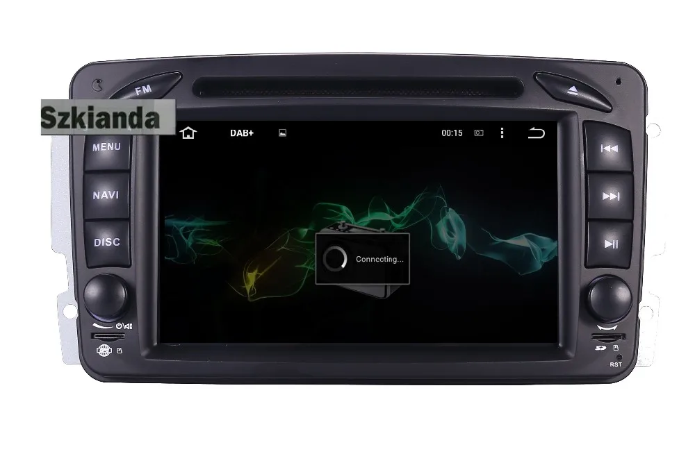 Best In Stock 7"Android 9.0 Car DVD Player For Mercedes Benz CLK W209 W203 W463 W208 Wifi 3G GPS Bluetooth Radio Stereo audio media 24