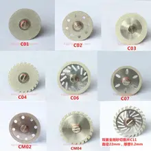 5 шт. зуботехнической лаборатории алмазные ограночного Cut Off поворотный инструмент Твердые увидел диск