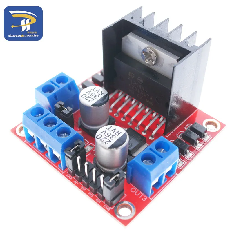 L298N Модуль двойной H Мост шаговый двигатель драйвер платы модули L298 плата контроллера для Arduino умный автомобиль DIY Kit