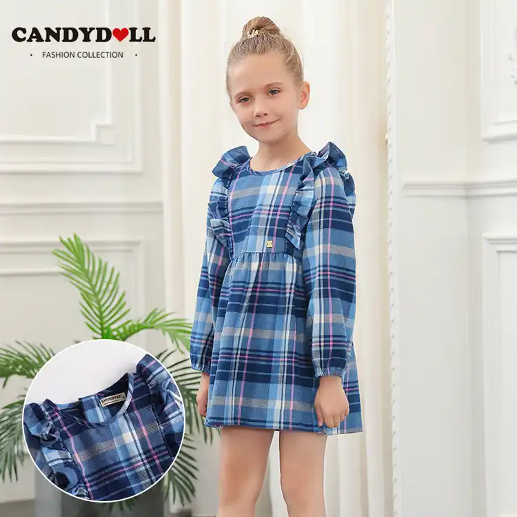 girls flannel dress